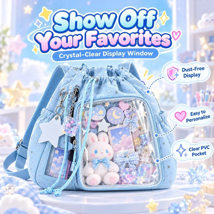 Crystal-Clear Window Starry Ita Bag