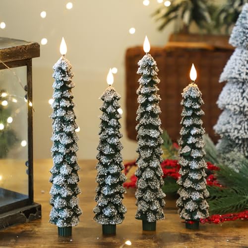 (🎅Early Christmas Sale-49% OFF) Flameless Taper Candles 🕯