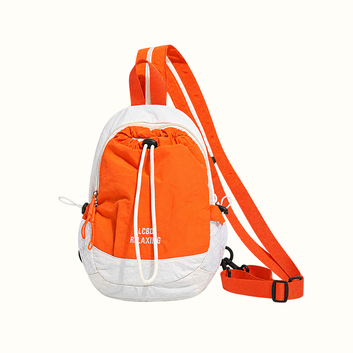 🎒Unisex Lightweight Color Block Nylon Mini Backpack – Compact & Water-Resistant Daypack for Every Adventure! 🌈🚶‍♂️