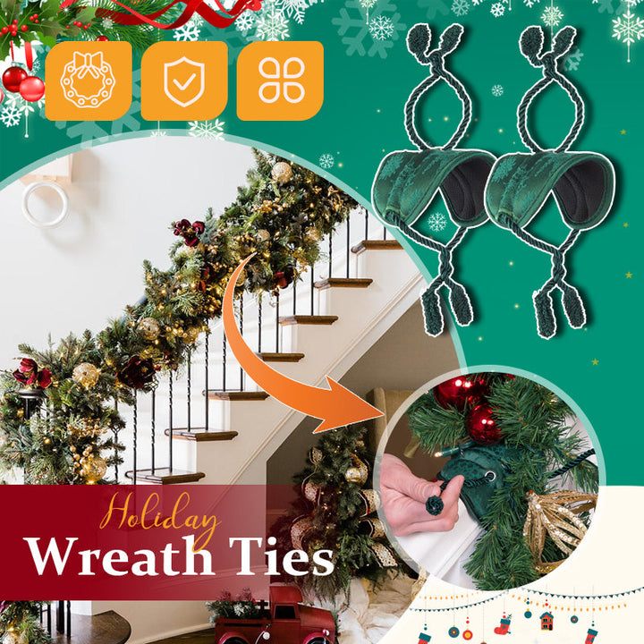 Christmas Garland Railing Ties