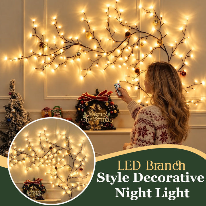 Christmas Branch Wall Lights