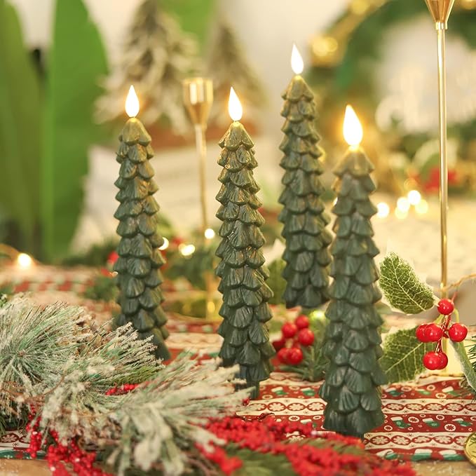 (🎅Early Christmas Sale-49% OFF) Flameless Taper Candles 🕯