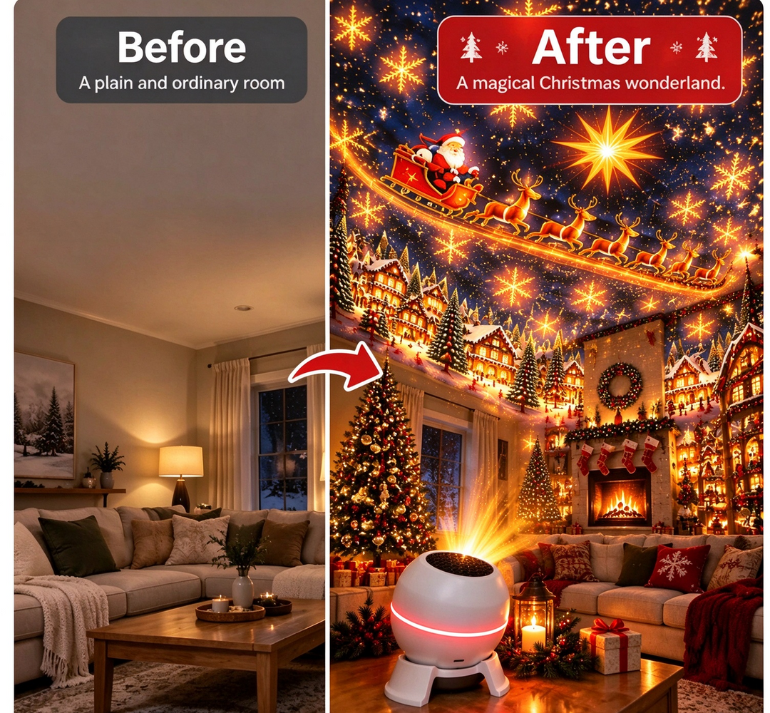 ✨ Christmas Wonderland Projector – Fill Your Home With Holiday Magic 🎄