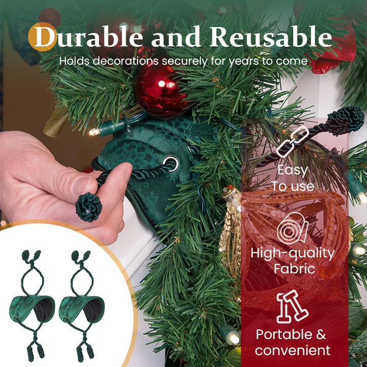 Christmas Garland Railing Ties