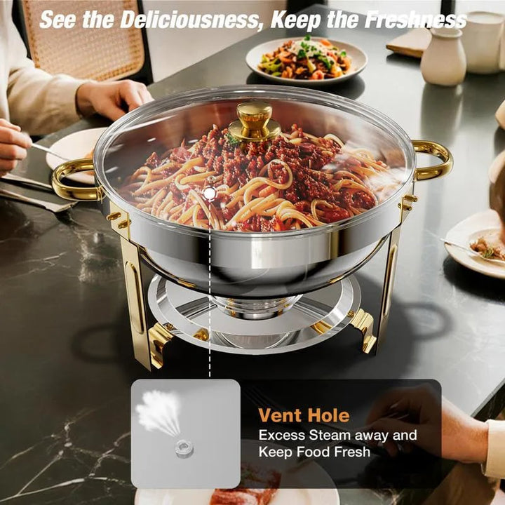 Stainless Steel Chafing Dish Buffet Set 🔥