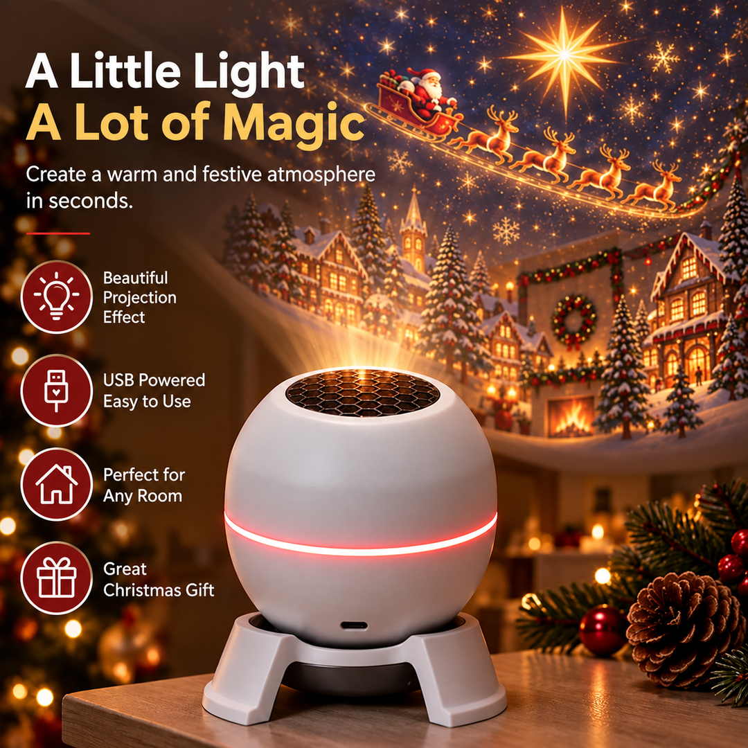✨ Christmas Wonderland Projector – Fill Your Home With Holiday Magic 🎄