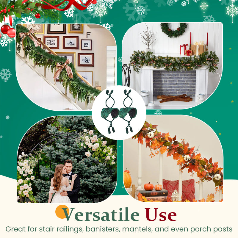 Christmas Garland Railing Ties