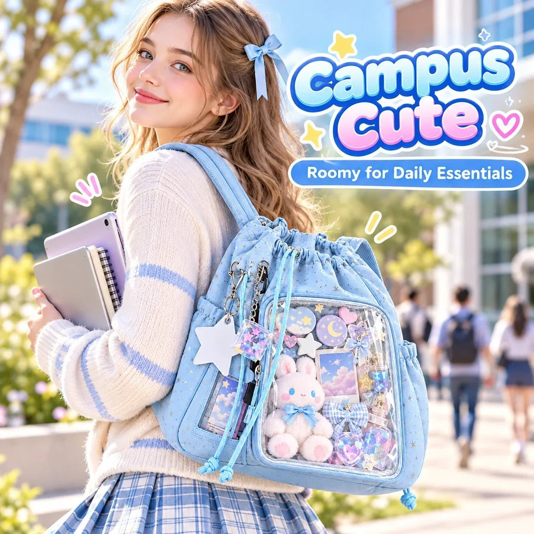 Crystal-Clear Window Starry Ita Bag