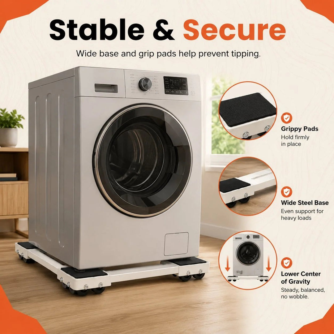 🛠️ Adjustable Appliance Moving Rollers
