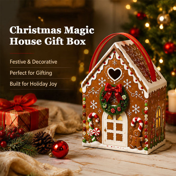 Christmas Village Gift House Boxes