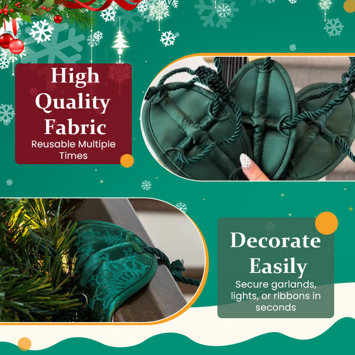 Christmas Garland Railing Ties