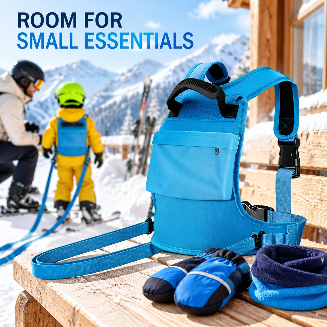 🎿 Kids Ski & Snowboard Training Harness Backpack