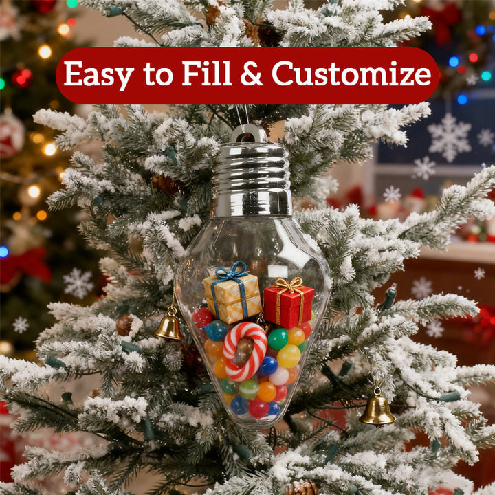Light Bulb Gift Jar – Creative Christmas DIY Gift & Home Decor