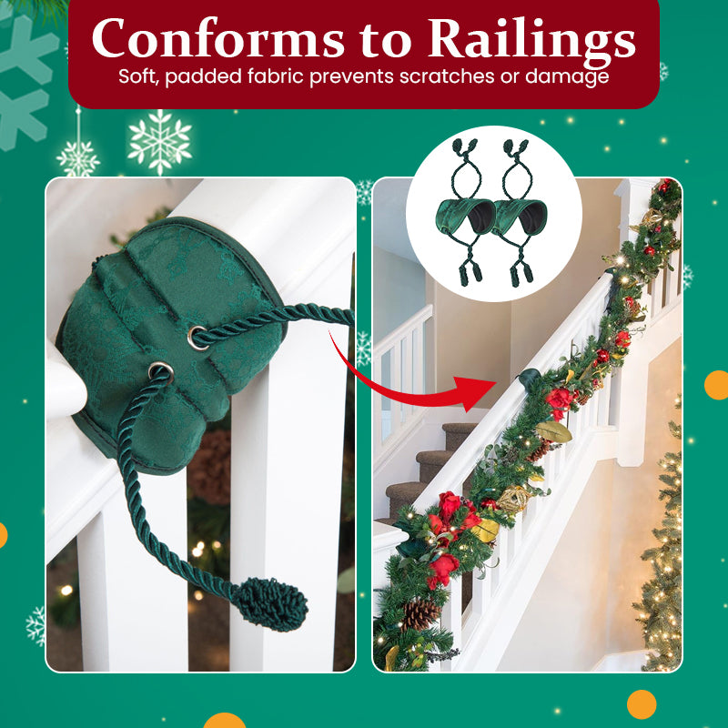 Christmas Garland Railing Ties
