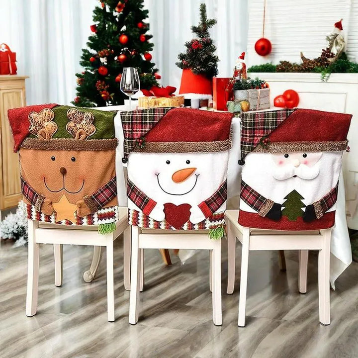 (🎅Early Christmas Sale-49% OFF) Cute Christmas Themed Chair Cover🎄