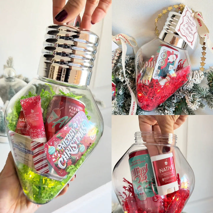 Light Bulb Gift Jar – Creative Christmas DIY Gift & Home Decor