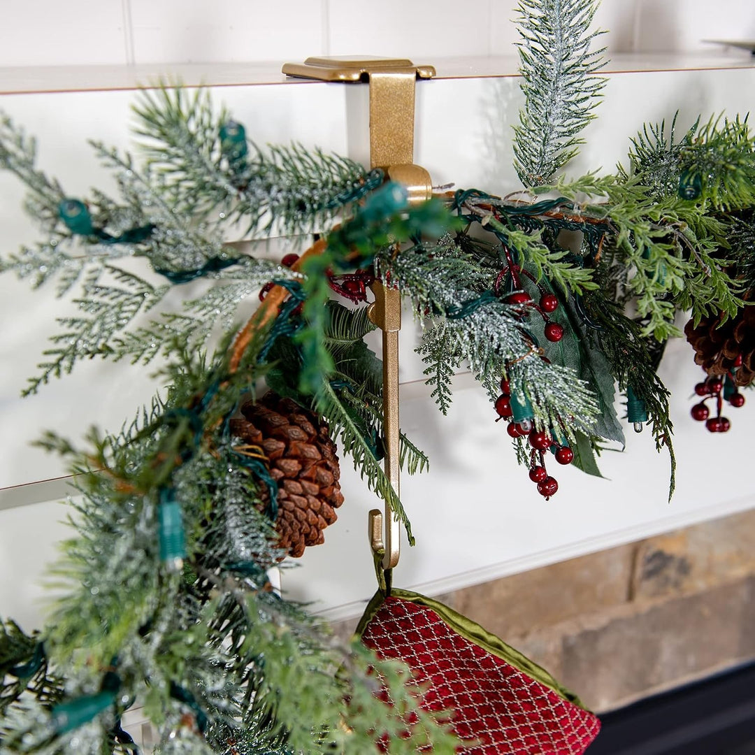 🛒Fireplace Stocking and Garland Hanger