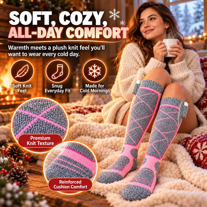 🔥 ThermoWarm Rechargeable Heated Socks – Say Goodbye to Cold Feet in Minutes