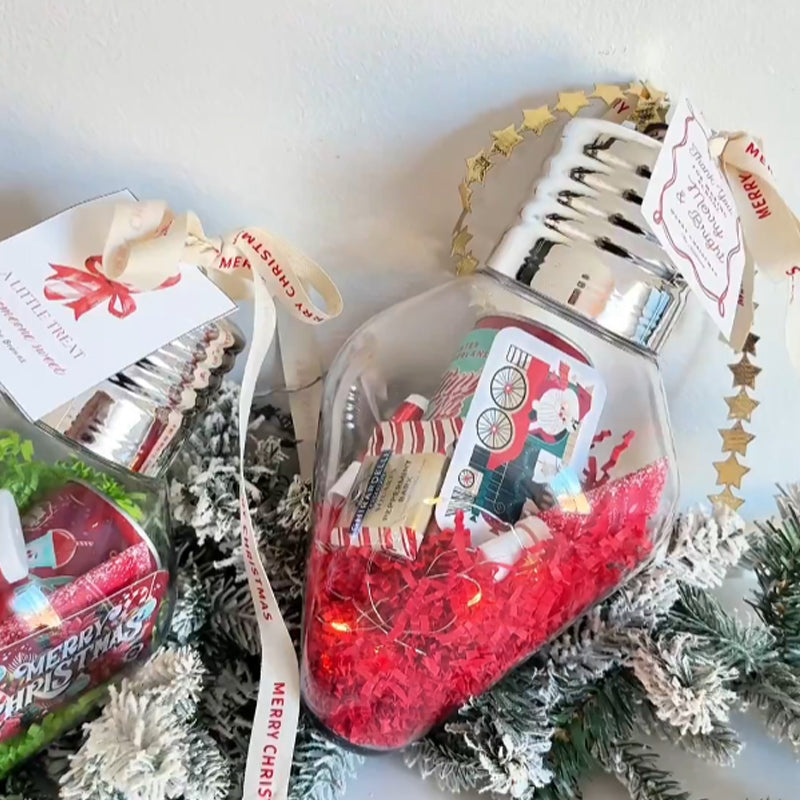 Light Bulb Gift Jar – Creative Christmas DIY Gift & Home Decor