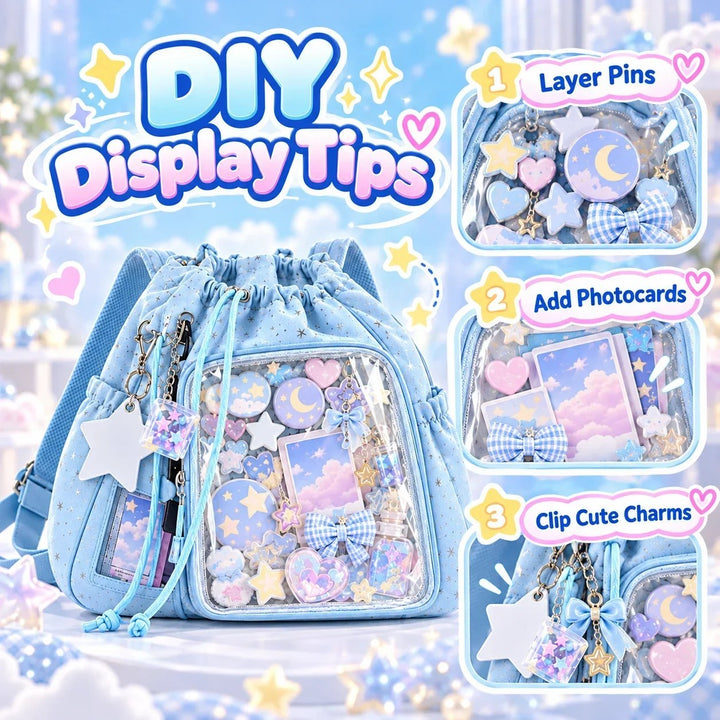 Crystal-Clear Window Starry Ita Bag