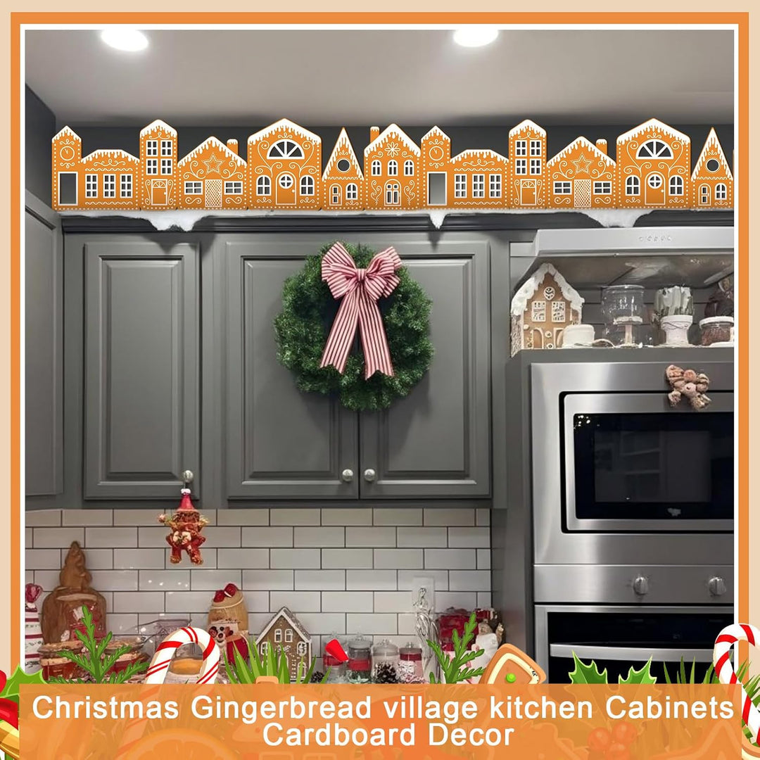 Christmas Gingerbread Village Light-Up Decor