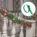 Easy Christmas Garland Ties