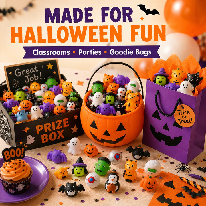 (🎁Last Day 49% OFF)🎃30PCS Halloween Mochi Squishy Toys