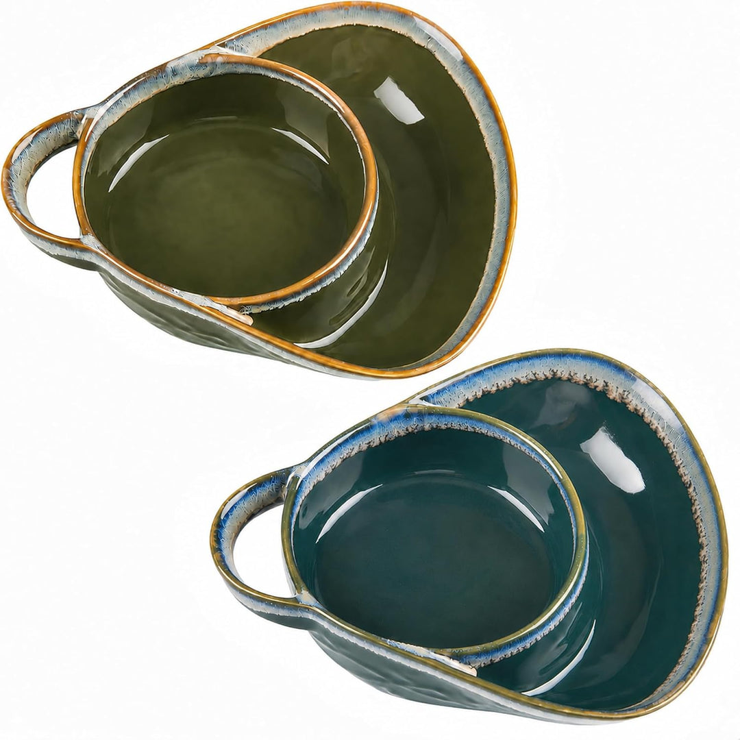 🎅(Early Christmas Sale-49% OFF) 2-in-1 Anti-Soggy Cereal & Dip Bowl Set🥣