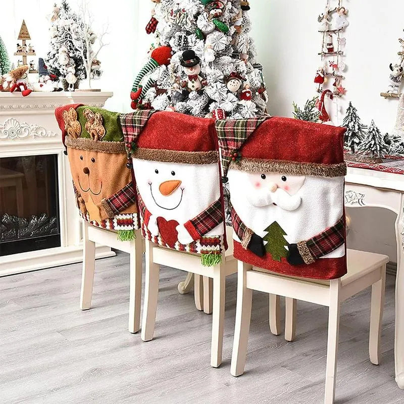 (🎅Early Christmas Sale-49% OFF) Cute Christmas Themed Chair Cover🎄