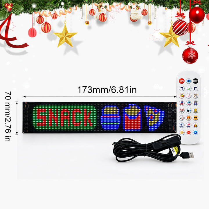 Animated Christmas LED Car Display