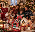 Christmas Village Gift House Boxes
