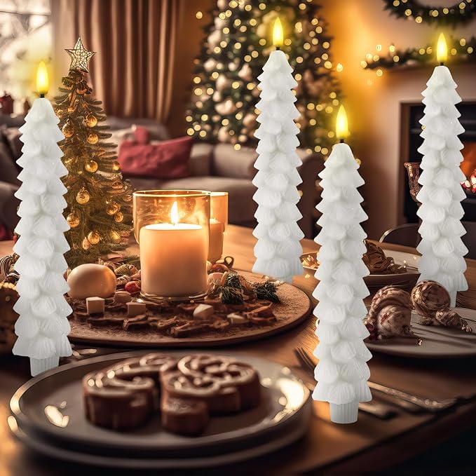 (🎅Early Christmas Sale-49% OFF) Flameless Taper Candles 🕯
