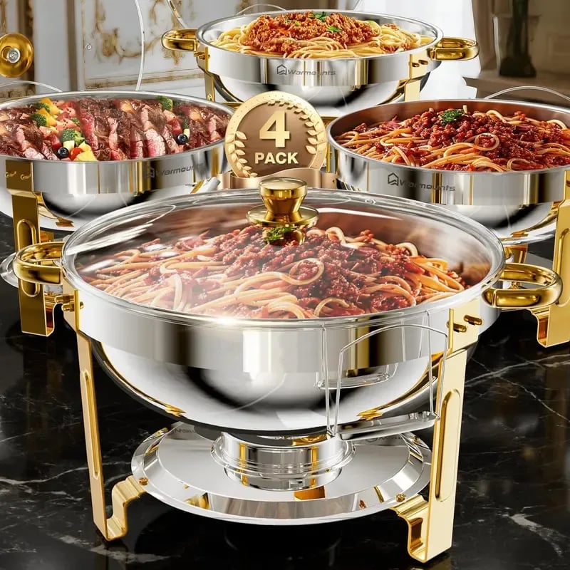 Stainless Steel Chafing Dish Buffet Set 🔥