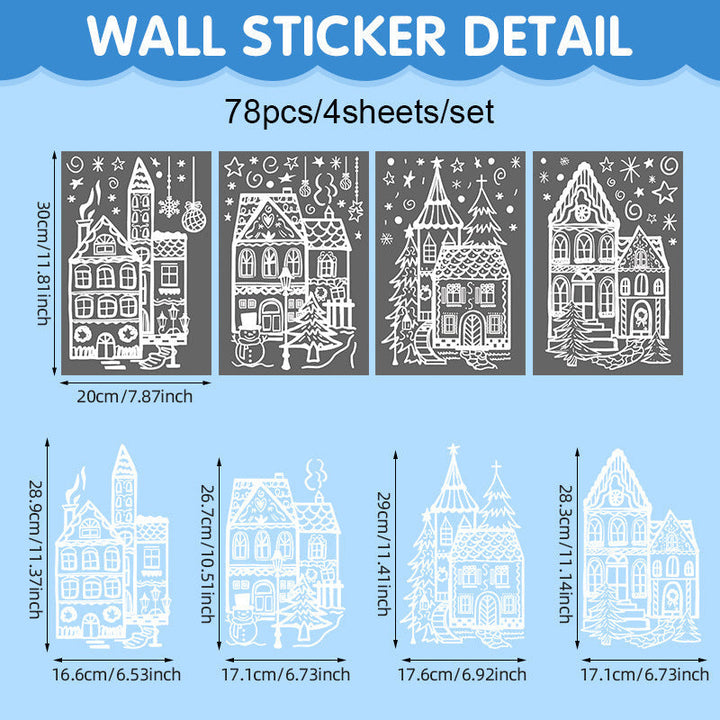 Christmas Village Stickers