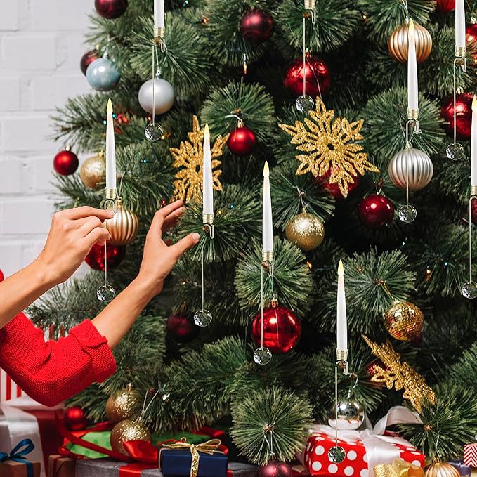 Remote-Control Flameless Christmas Tree Candles