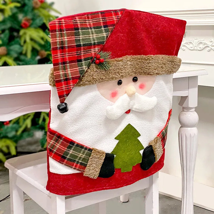 (🎅Early Christmas Sale-49% OFF) Cute Christmas Themed Chair Cover🎄