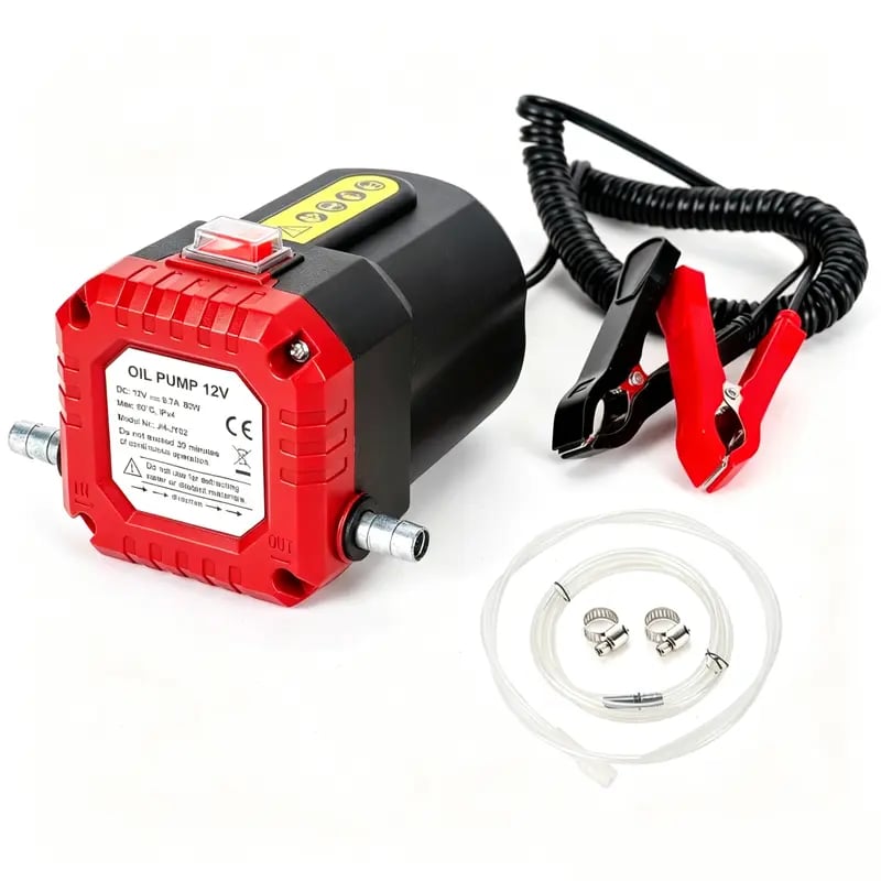 12V 80W Oil Extractor Pump, Oil Removal Transfer Suction Pump for Fluid Change