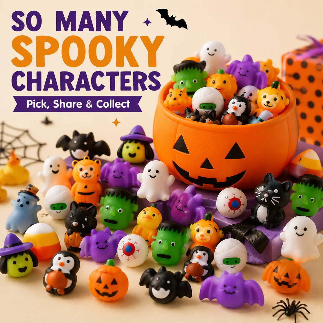 (🎁Last Day 49% OFF)🎃30PCS Halloween Mochi Squishy Toys
