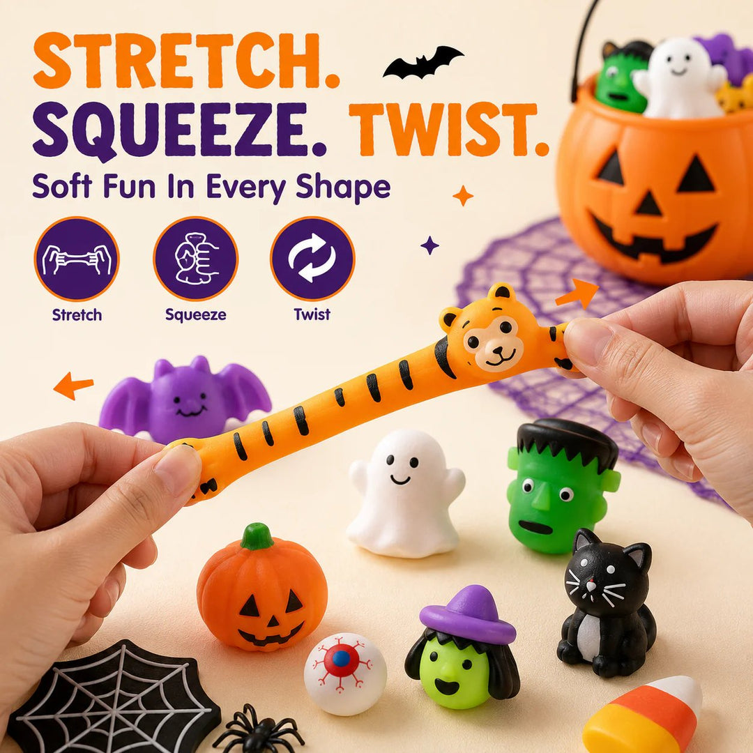 (🎁Last Day 49% OFF)🎃30PCS Halloween Mochi Squishy Toys