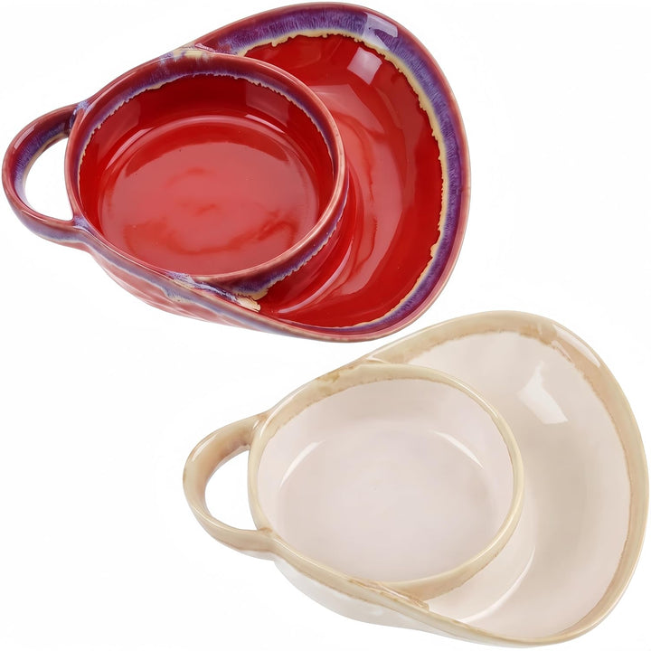 🎅(Early Christmas Sale-49% OFF) 2-in-1 Anti-Soggy Cereal & Dip Bowl Set🥣