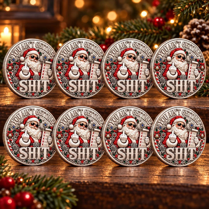 🎅🌟Santa’s Last Gift Adult Humor Commemorative Coin