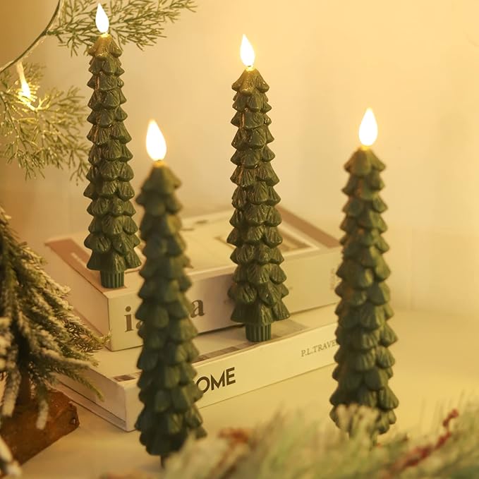 (🎅Early Christmas Sale-49% OFF) Flameless Taper Candles 🕯