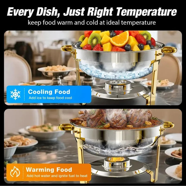 Stainless Steel Chafing Dish Buffet Set 🔥