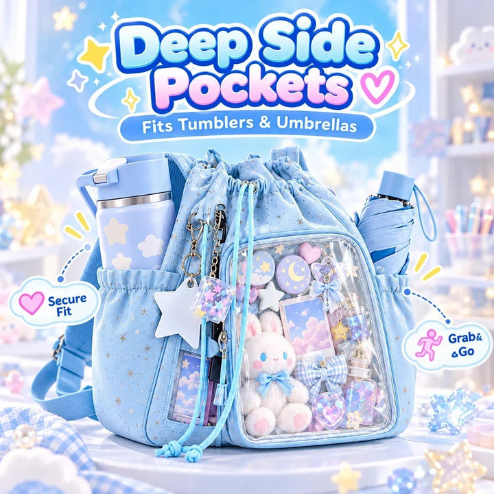 Crystal-Clear Window Starry Ita Bag