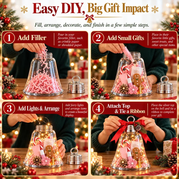🎄🎁DIY Christmas Bell Gift Box