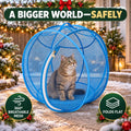 Christmas Cat Adventure Rolling Playpen