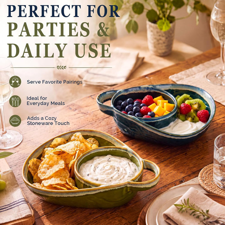 🎅(Early Christmas Sale-49% OFF) 2-in-1 Anti-Soggy Cereal & Dip Bowl Set🥣