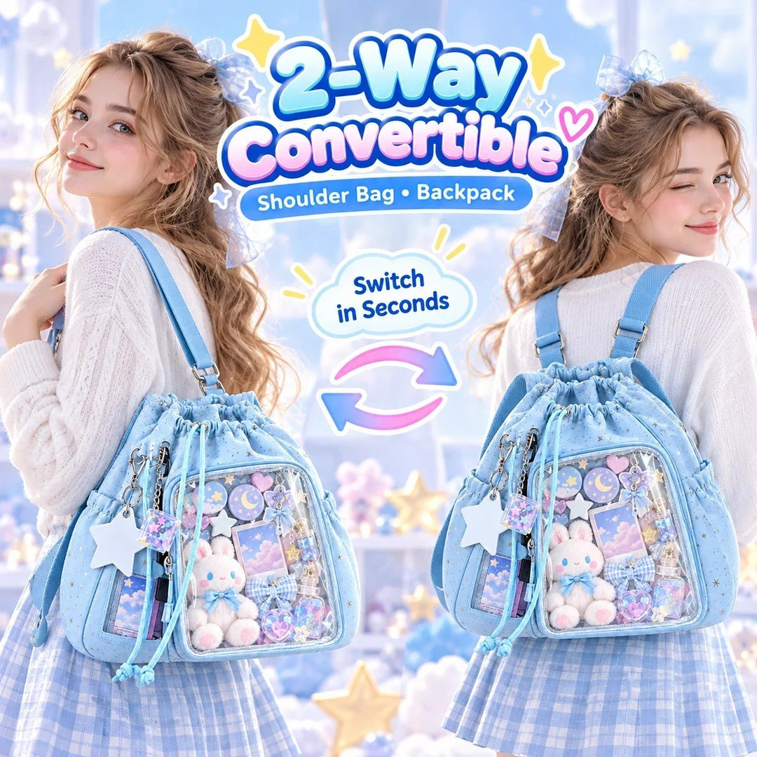 Crystal-Clear Window Starry Ita Bag