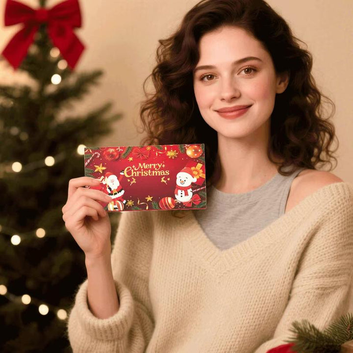 DIY Christmas Surprise Gift Envelope