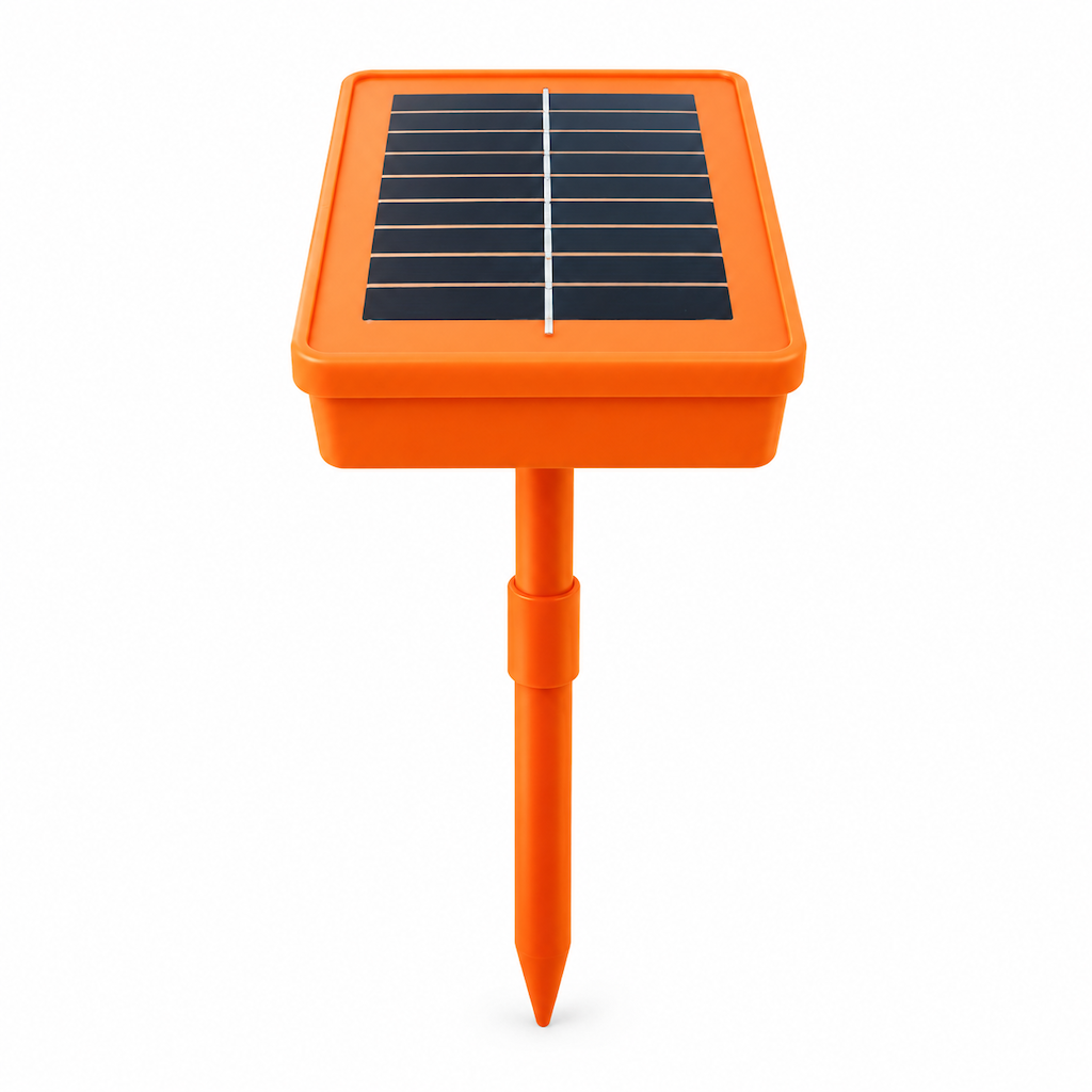 Solar-Powered Garden Rodent Deterrent – Cat Sound Device